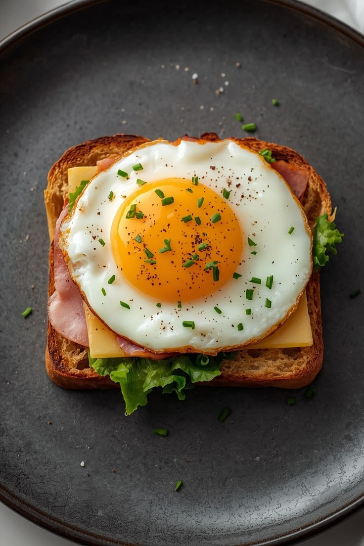 Ham and Egg Toast